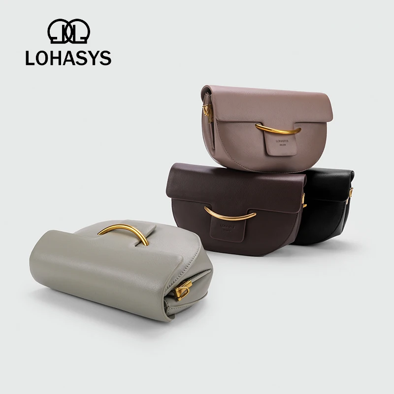 LOHASYS One Shoulder Saddle Bag High Quality Brand Ladies Bag Lid Metal Matching One Shoulder Crossbody Women Bag
LOHASYS One Shoulder Saddle Bag High Quality Brand Ladies Bag Lid Metal Matching One Shoulder Crossbody Women Bag