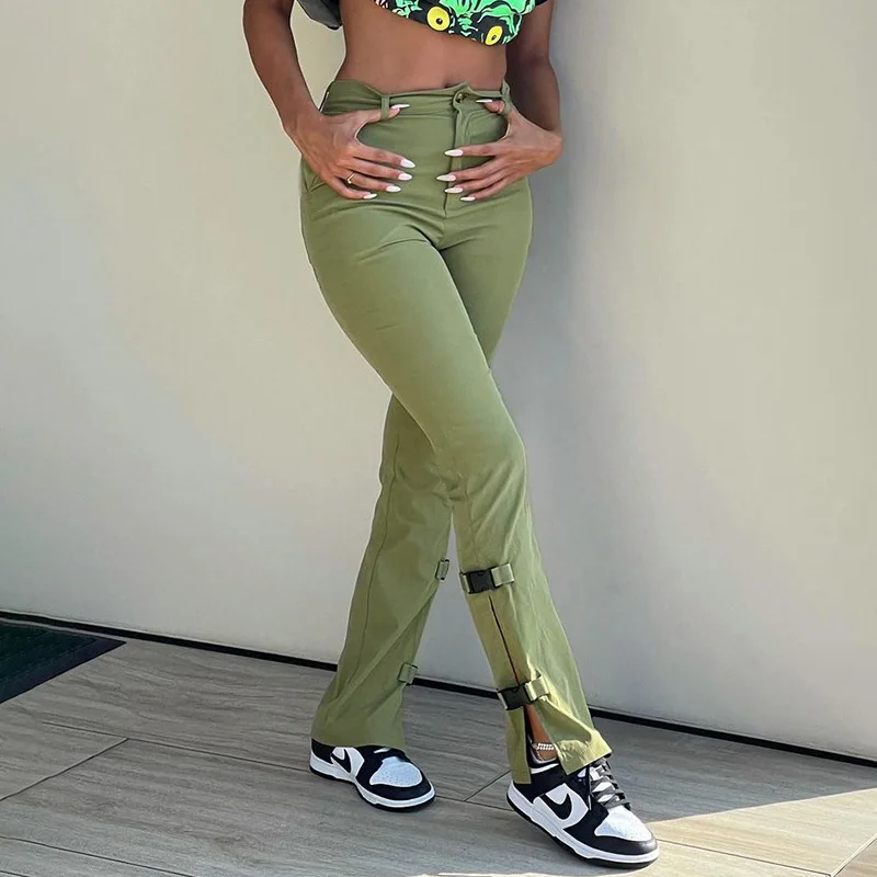 Y2k Streetwear Green Cargo Pants Women Clothing Autumn 2022 Casual High Waisted Trousers Vintage Bottoms
Y2k Streetwear Green Cargo Pants Women Clothing Autumn 2022 Casual High Waisted Trousers Vintage Bottoms