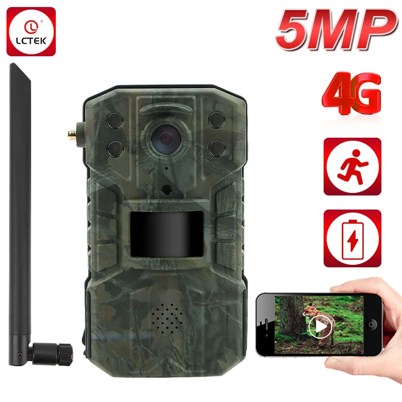 LCLCTEK 4G LTE Livestream Wildlife Trail Hunting Camera 940nm Invisible Light Rechargeable Battery Powered Wireless CCTV Camera
LCLCTEK 4G LTE Livestream Wildlife Trail Hunting Camera 940nm Invisible Light Rechargeable Battery Powered Wireless CCTV Camera