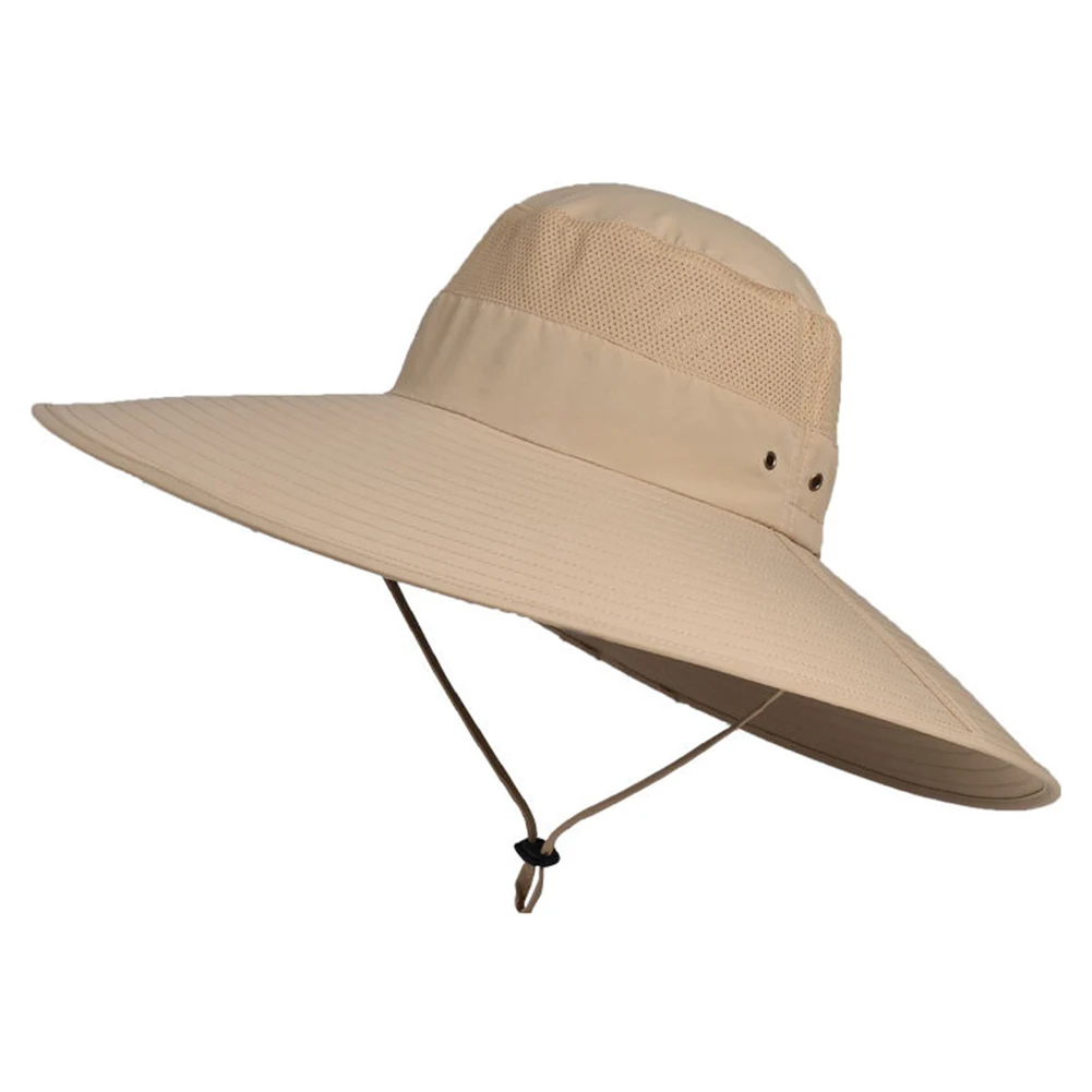 Summer Hiking Outdoor Sports Cycling Seaside Sun Hat With Chin Strap Breathable Camping UV Protection Wide Brim Casual Fishing
Summer Hiking Outdoor Sports Cycling Seaside Sun Hat With Chin Strap Breathable Camping UV Protection Wide Brim Casual Fishing