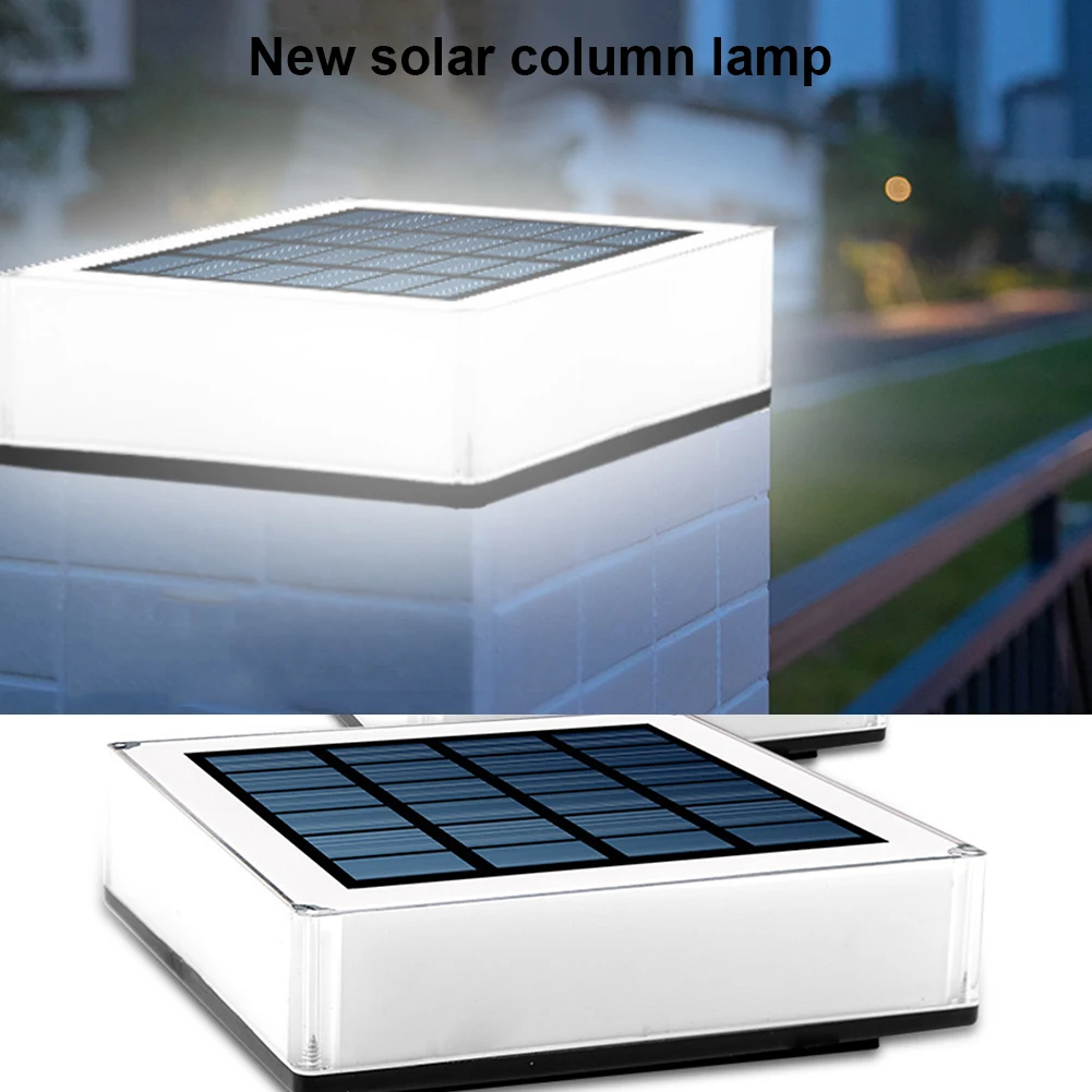 Solar Pillar Light LED Waterproof Terrace Lamp Outdoor Courtyard Garden Decoration Solar Energy Fence Pillar Lamp
Solar Pillar Light LED Waterproof Terrace Lamp Outdoor Courtyard Garden Decoration Solar Energy Fence Pillar Lamp