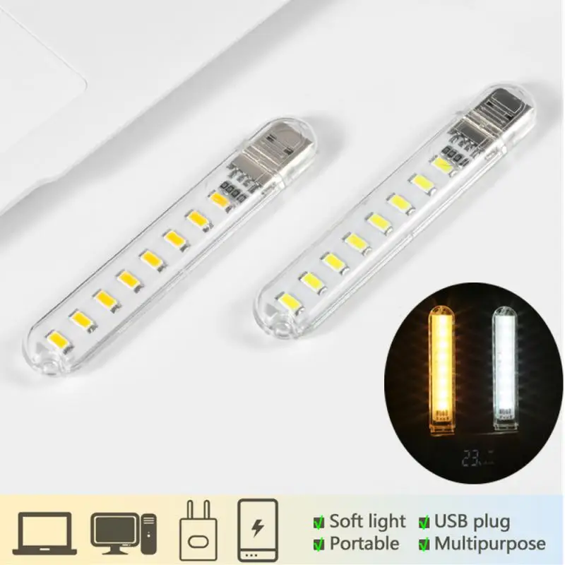 1Pcs Mini Portable USB LED Book Light DC5V Ultra Bright Reading Book Lamp 3leds 8leds Lights For Power Bank PC Laptop Notebook
1Pcs Mini Portable USB LED Book Light DC5V Ultra Bright Reading Book Lamp 3leds 8leds Lights For Power Bank PC Laptop Notebook