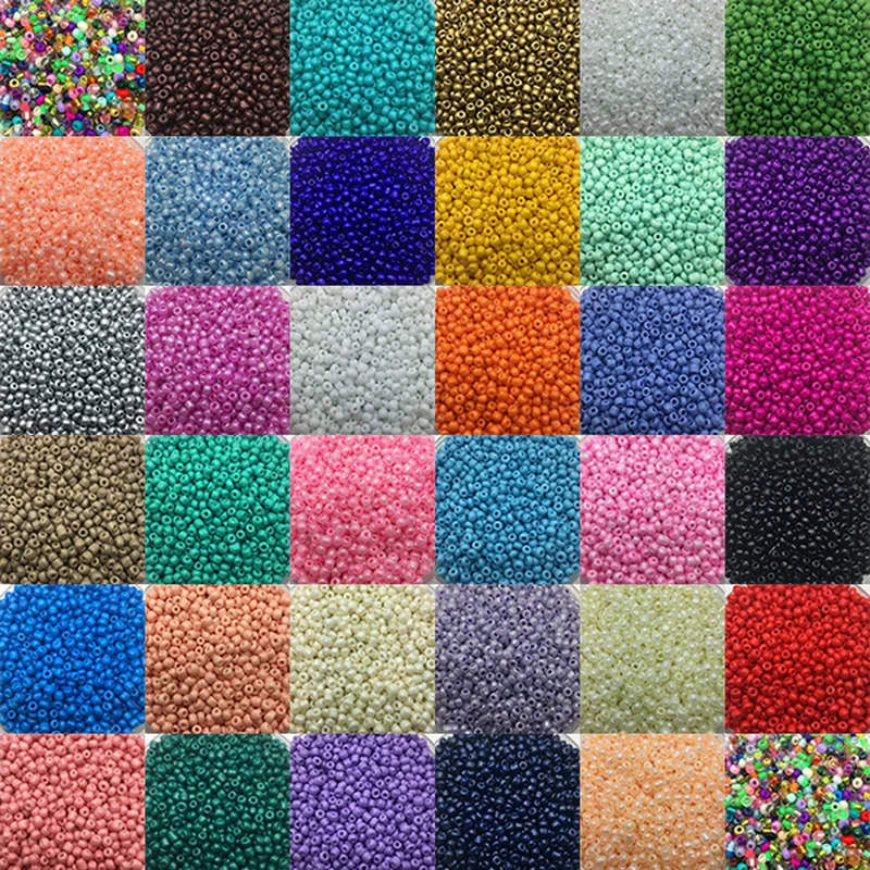 1000 Pcs 2mm Charm Czech Glass Acrylic Seed Beads DIY Bracelet Necklace Jewelry Making Accessories
1000 Pcs 2mm Charm Czech Glass Acrylic Seed Beads DIY Bracelet Necklace Jewelry Making Accessories