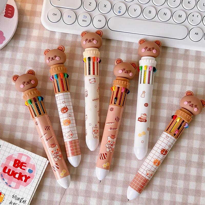 Kawaii Bear Cartoon Silicone 10 Colors Chunky Ballpoint Pen School Office Supply Gift Stationery Papelaria Escolar
Kawaii Bear Cartoon Silicone 10 Colors Chunky Ballpoint Pen School Office Supply Gift Stationery Papelaria Escolar