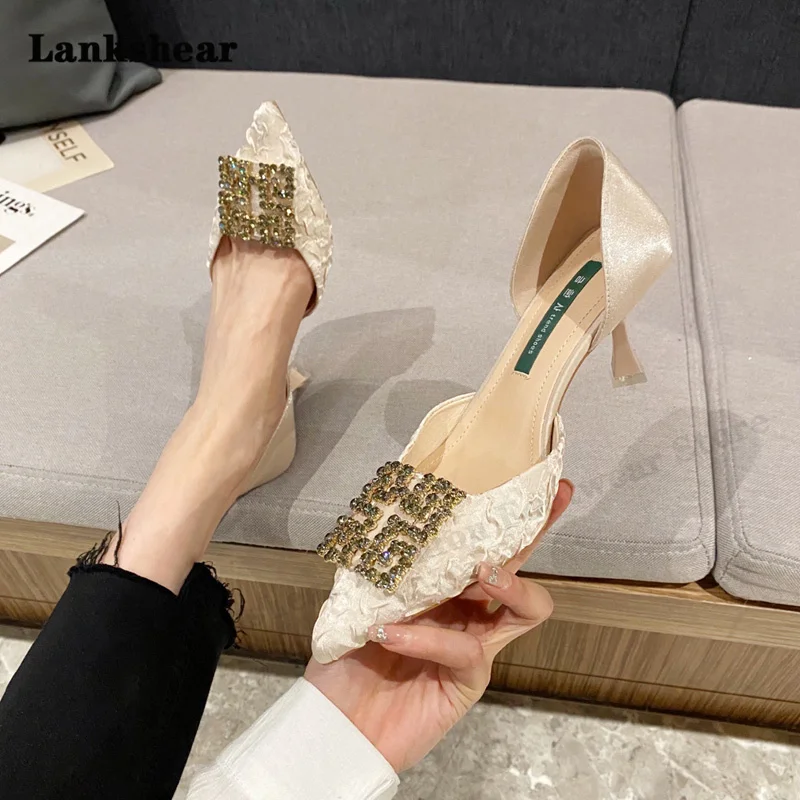 Сандалии Baotou женские на высоком каблуке-шпильке, элегантные босоножки на французском стиле, весна-лето 2023 
Сандалии Baotou женские на высоком каблуке-шпильке, элегантные босоножки на французском стиле, весна-лето 2023