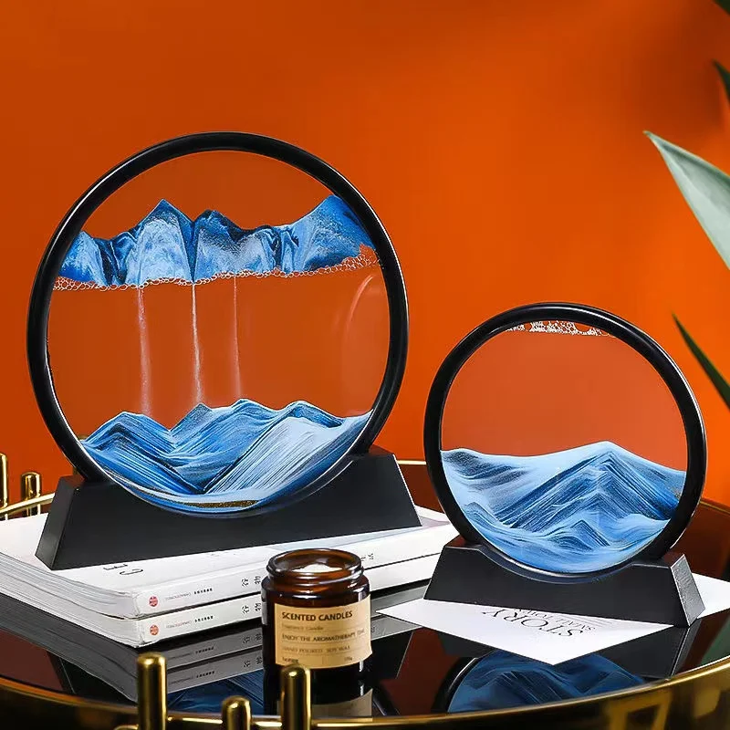 Creative Light Luxury 3D Dynamic Art Sand Painting Glass Creative Decoration Holiday Gift Hourglass Painting
Creative Light Luxury 3D Dynamic Art Sand Painting Glass Creative Decoration Holiday Gift Hourglass Painting