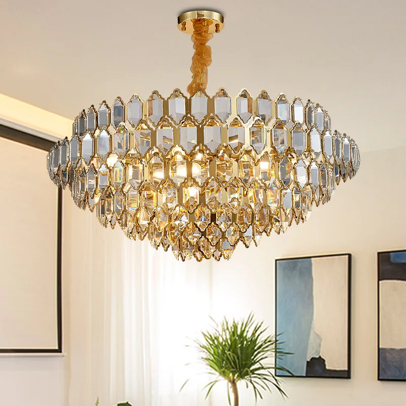 Post Modern Living Room Light Luxury Crystal Chandelier Simple Luxury Atmosphere Dining Room Bedroom 2022 American New Lamps
Post Modern Living Room Light Luxury Crystal Chandelier Simple Luxury Atmosphere Dining Room Bedroom 2022 American New Lamps