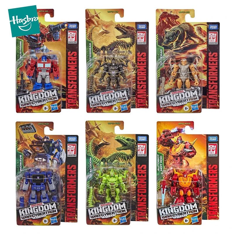 Экшн-фигурка Hasbro Трансформеры Optimus Prime Kingdom War for Cybertron Core популярный стержень