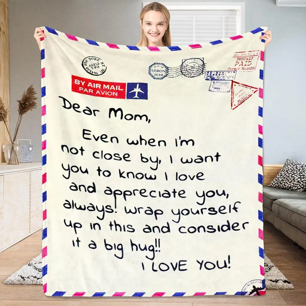 Mom Blanket Gifts for Mom from Daughter Son for Mom Valentines Day Gifts for Mom for Birthday from Husband Presents for Mom
Mom Blanket Gifts for Mom from Daughter Son for Mom Valentines Day Gifts for Mom for Birthday from Husband Presents for Mom