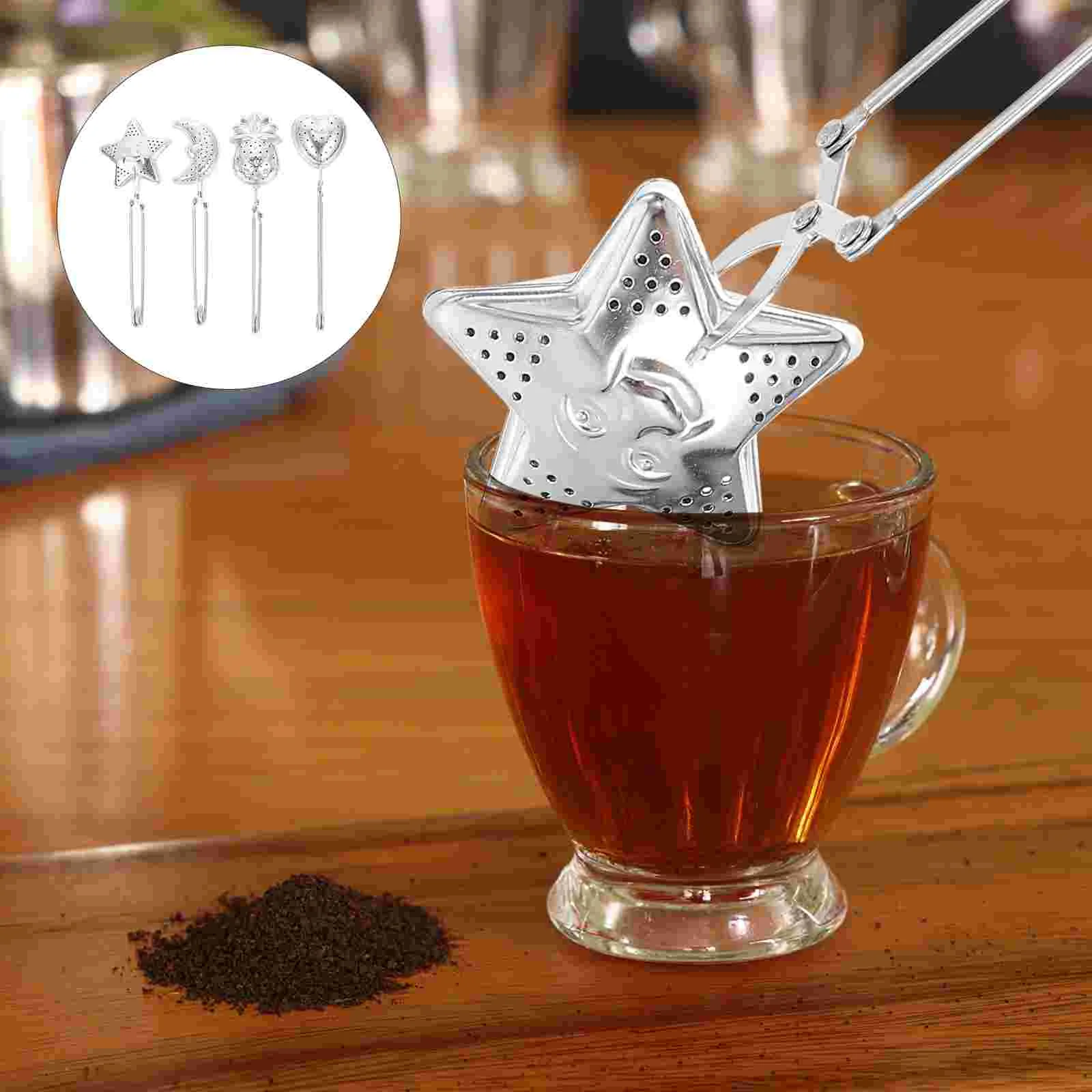 Tea Strainer Infuser Loose Leafstainless Steel Mesh Filter Steeper Holder Stee Basket Herb Seasoning Star Reusable Filtershouse
Tea Strainer Infuser Loose Leafstainless Steel Mesh Filter Steeper Holder Stee Basket Herb Seasoning Star Reusable Filtershouse