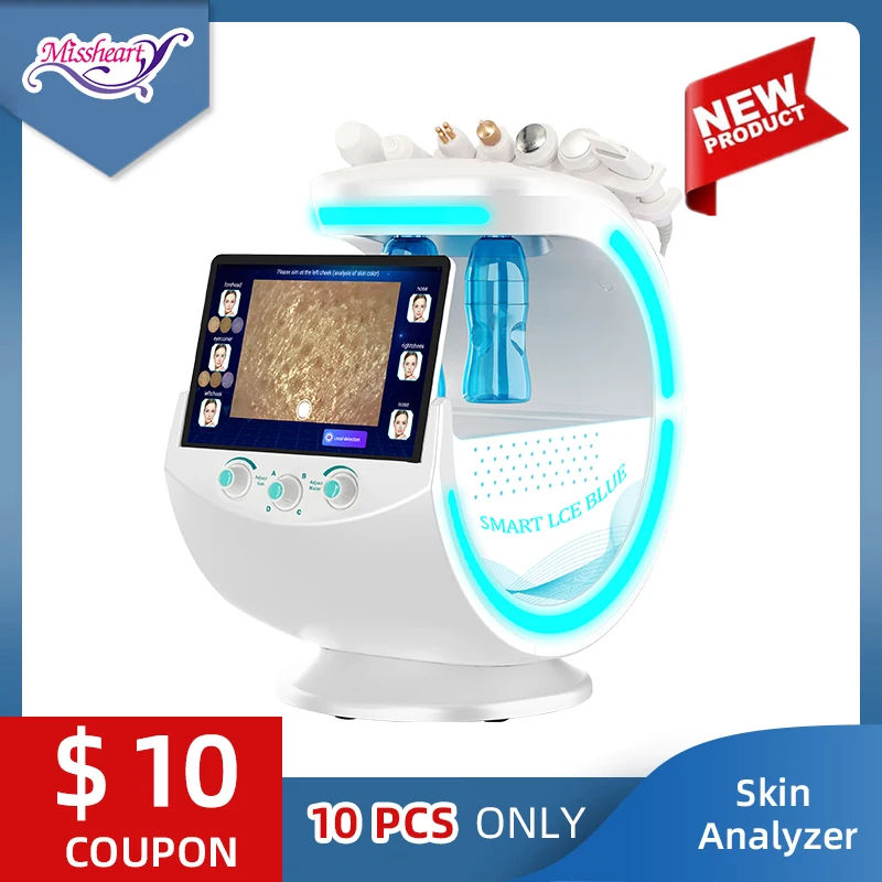 Skin Analyzer Oxygene Hydrafacial Machine Professional Ultrasound Skin Care Cryotherapy Microdermabrasion Cleansing RF Face Lift
Skin Analyzer Oxygene Hydrafacial Machine Professional Ultrasound Skin Care Cryotherapy Microdermabrasion Cleansing RF Face Lift