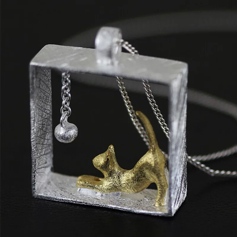 New Fashion Cat Ball Silver Plated Jewelry Personality Bell Temperament Exquisite Animal Clavicle Chain Pendant Necklaces XL252
New Fashion Cat Ball Silver Plated Jewelry Personality Bell Temperament Exquisite Animal Clavicle Chain Pendant Necklaces XL252