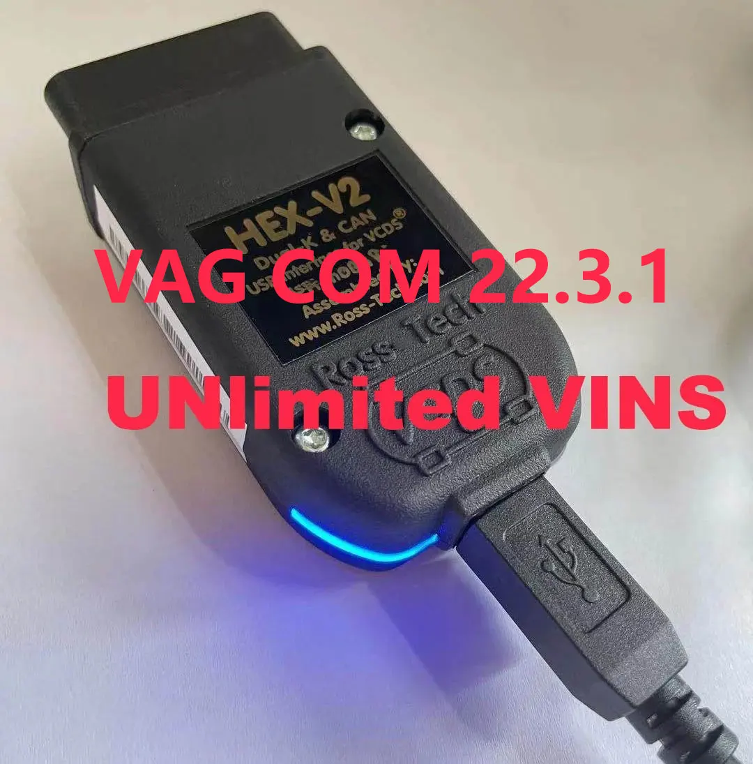 For VAG COM 22.3.1 OBD2 Scanner HEX V2 USB Interface 22.3.1 FOR VW AUDI Skoda Seat Unlimited VINs 1996-2017 English Atmega162
For VAG COM 22.3.1 OBD2 Scanner HEX V2 USB Interface 22.3.1 FOR VW AUDI Skoda Seat Unlimited VINs 1996-2017 English Atmega162