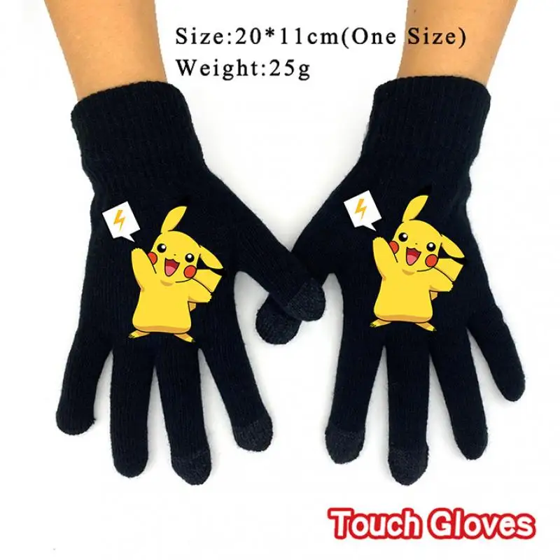 Милые эластичные Нескользящие перчатки Pokemon Pikachu для сенсорного экрана, теплые и непромокаемые перчатки для взрослых мужчин и женщин
Милые эластичные Нескользящие перчатки Pokemon Pikachu для сенсорного экрана, теплые и непромокаемые перчатки для взрослых мужчин и женщин