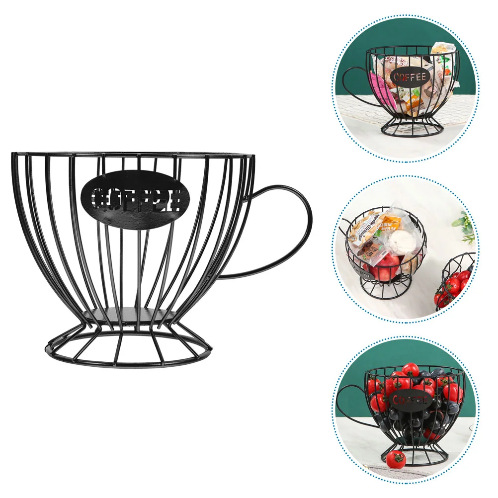 Coffee Accessories Holder Metal Desktop Convenient Storage Basket For Wrought Iron Dining Table Fruit Container Rack
Coffee Accessories Holder Metal Desktop Convenient Storage Basket For Wrought Iron Dining Table Fruit Container Rack