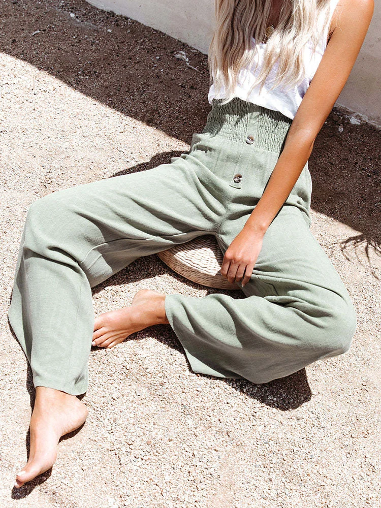 Однотонные спортивные брюки с оборками и высокой талией 2022, элегантные свободные широкие женские брюки, повседневные хлопковые льняные кру... 
Однотонные спортивные брюки с оборками и высокой талией 2022, элегантные свободные широкие женские брюки, повседневные хлопковые льняные кру...