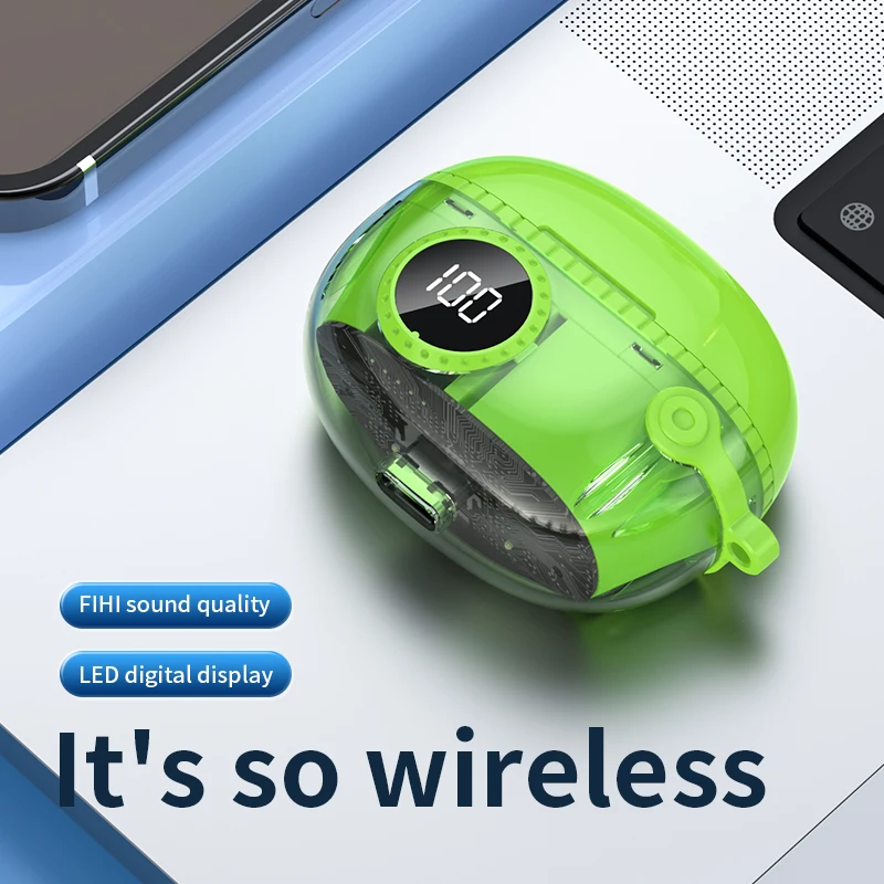 TWS-M25 Earphone Non-Penetrating Translucent Motion Noise Reduction Ear High Audio Quality Mini Wireless Headset
TWS-M25 Earphone Non-Penetrating Translucent Motion Noise Reduction Ear High Audio Quality Mini Wireless Headset