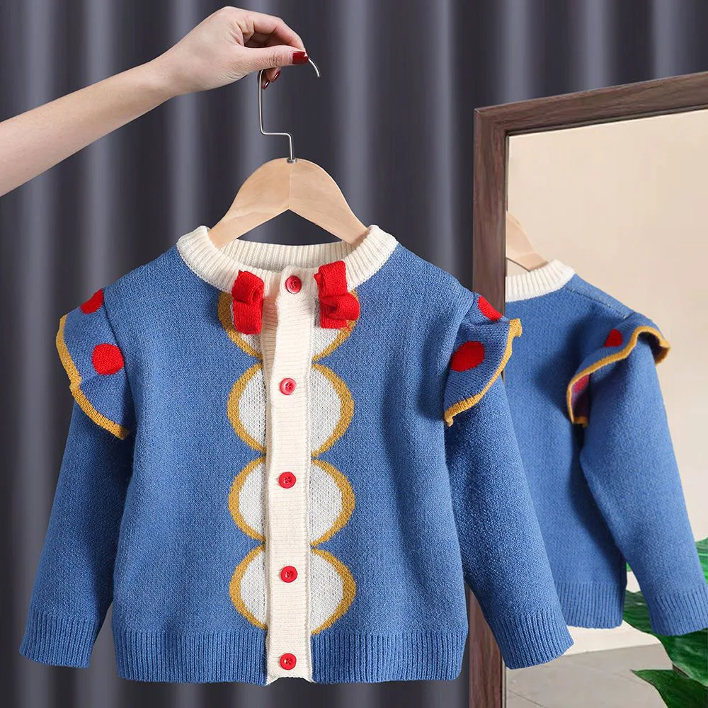 Sweater Cardigans 2022 O-neck Collar Single Breasted Regular Sleeve Cotton Soft Warm Comfortable Distinctive Autumn Children 
Sweater Cardigans 2022 O-neck Collar Single Breasted Regular Sleeve Cotton Soft Warm Comfortable Distinctive Autumn Children