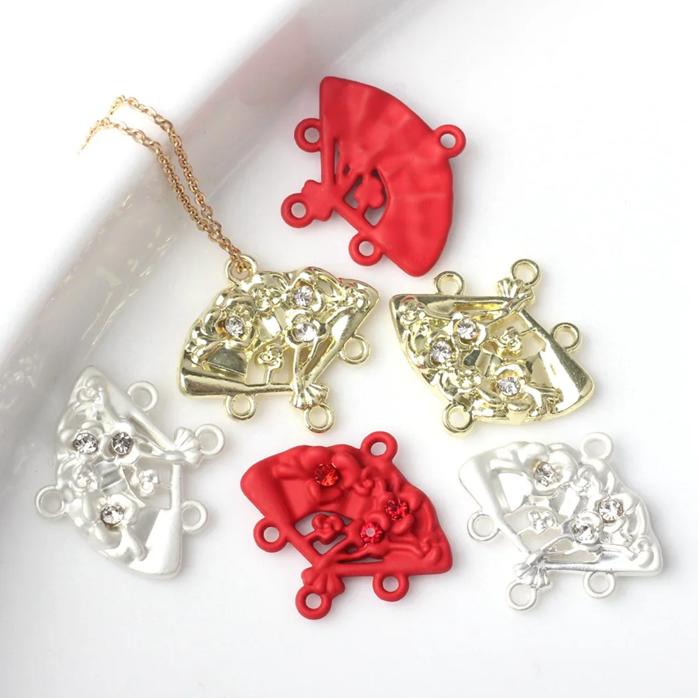 10pcs Alloy Fan Flower Charms Pendants Connector For Jewelry Making Earrings Bracelets Necklaces DIY Handmade Accessories Craft
10pcs Alloy Fan Flower Charms Pendants Connector For Jewelry Making Earrings Bracelets Necklaces DIY Handmade Accessories Craft