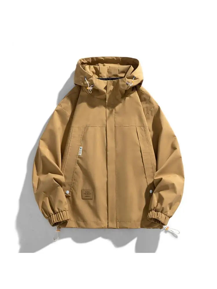 Fall new rushing jacket hooded men's American casual loose large size couple waterproof
Fall new rushing jacket hooded men's American casual loose large size couple waterproof