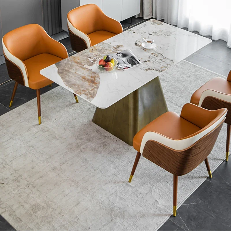 

Дизайнерские стулья для гостиной, столовой, кухни, современные роскошные стулья с поддержкой спинки в скандинавском стиле, эргономичная мебель для отдыха Poltrona