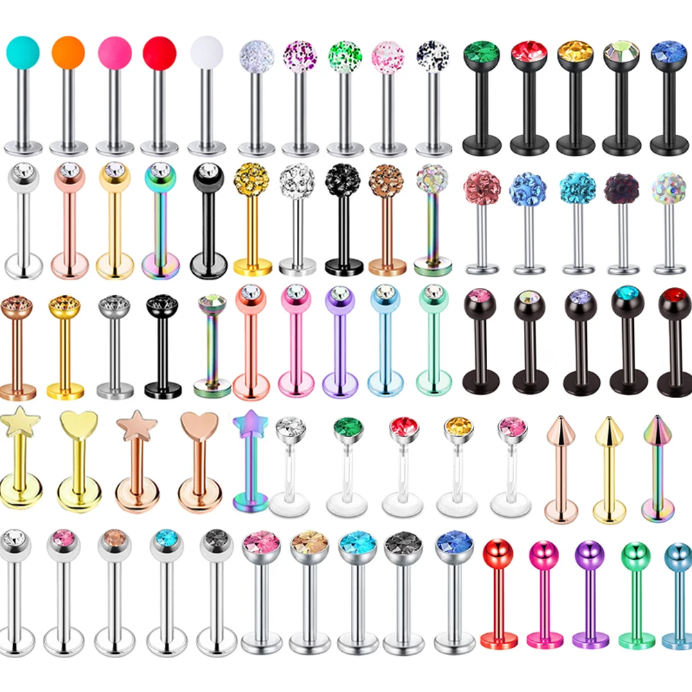 5pcs 16g Stainless Steel Lip Labret Piercing Crystal Ball Monroe Lip Stud Helix Tragus Conch Piercing Cartilage Earrings
5pcs 16g Stainless Steel Lip Labret Piercing Crystal Ball Monroe Lip Stud Helix Tragus Conch Piercing Cartilage Earrings