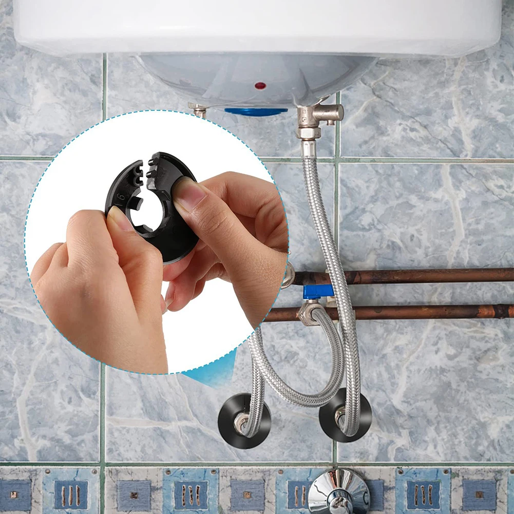 4PCS 15mm White/black/chrome Colour Silver Electroplate Radiator Pipe Collars Cover Floor Plastic Household Accessories
4PCS 15mm White/black/chrome Colour Silver Electroplate Radiator Pipe Collars Cover Floor Plastic Household Accessories