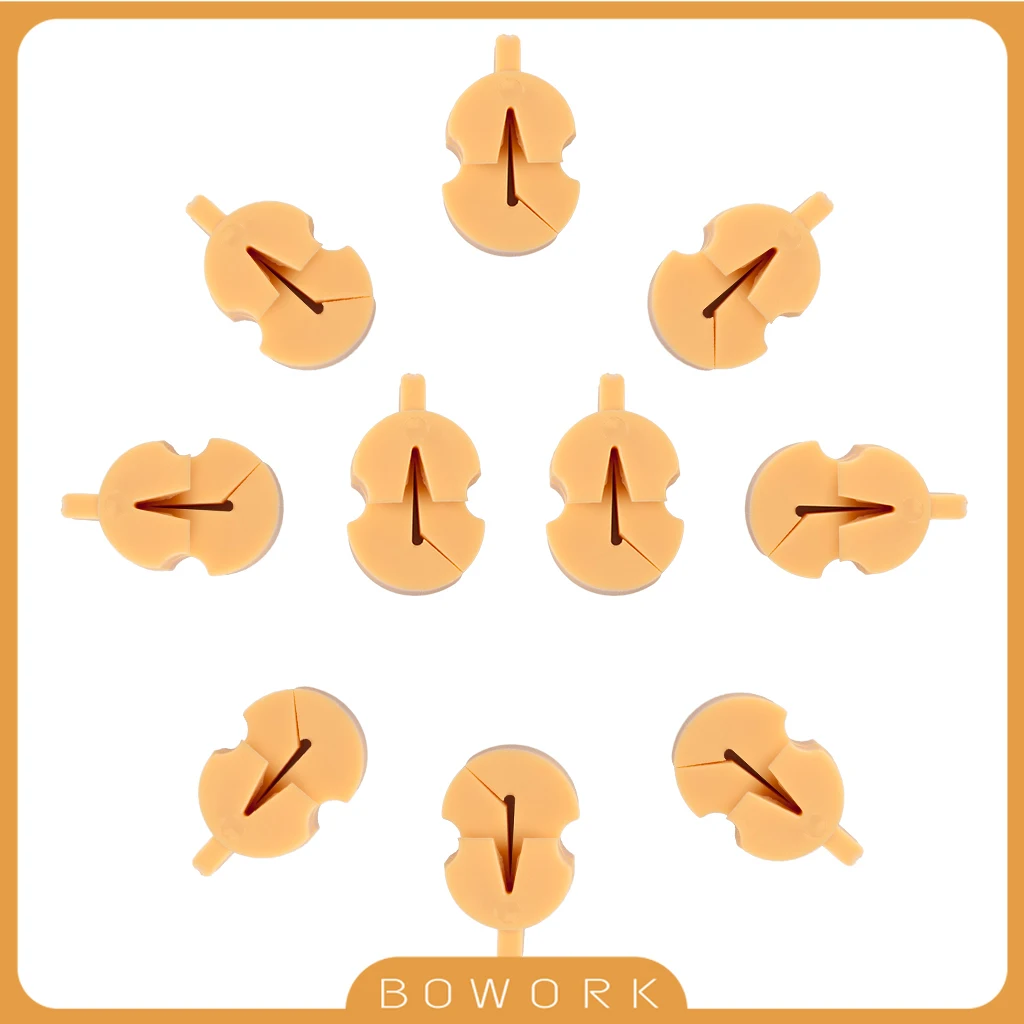 10PCS Yellow Rubber Tourte Style Mute For Violin & Viola Greater Muting Power Strings Bridge Damper Balanced Sound Easy Remove
10PCS Yellow Rubber Tourte Style Mute For Violin & Viola Greater Muting Power Strings Bridge Damper Balanced Sound Easy Remove
