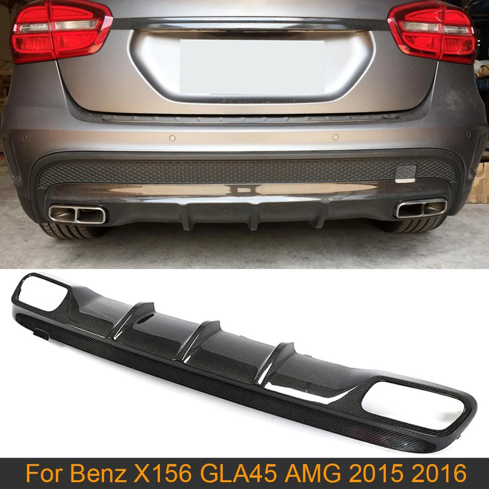 Car Rear Bumper Diffuser Lip For Mercedes Benz GLA Class X156 GLA45 AMG 2015 2016 Rear Diffuser Lip Spoiler Carbon Fiber / FRP
Car Rear Bumper Diffuser Lip For Mercedes Benz GLA Class X156 GLA45 AMG 2015 2016 Rear Diffuser Lip Spoiler Carbon Fiber / FRP