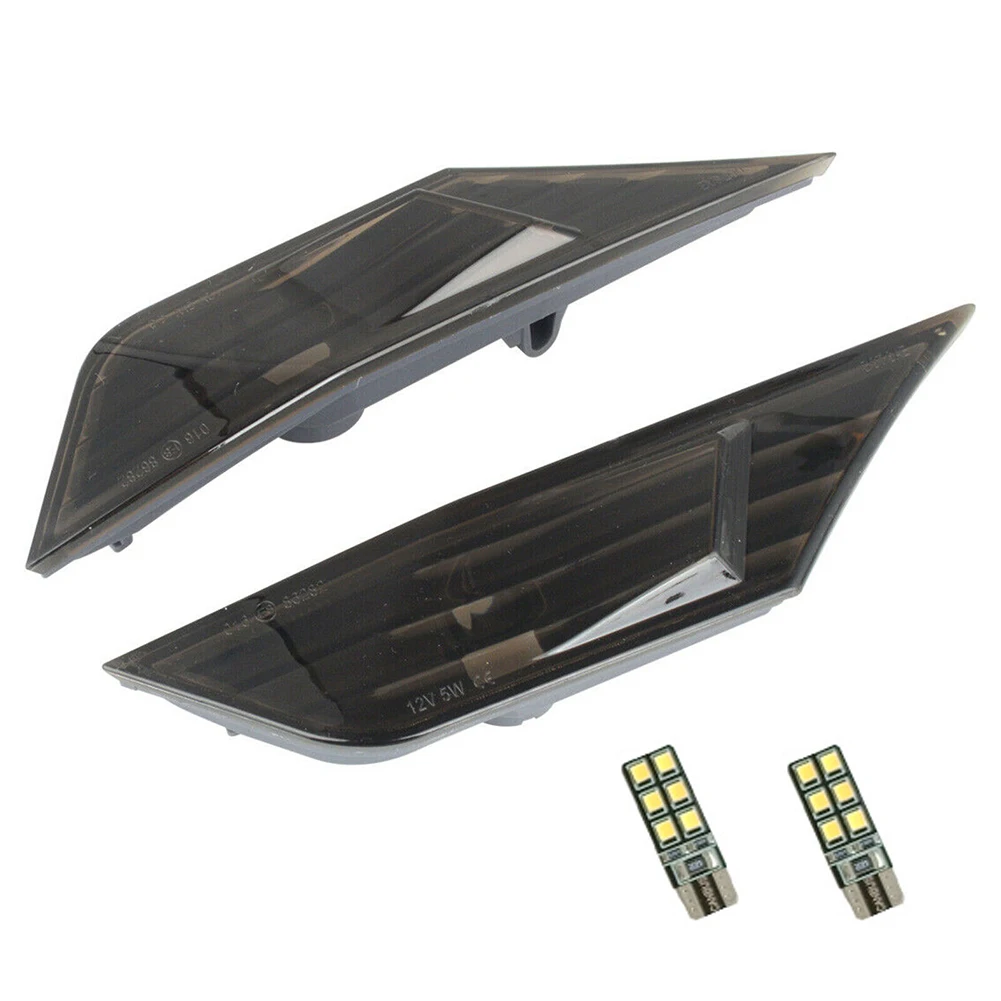 2Pcs Smoked Side Marker Lamp Turn Signal Light W/ LED Bulbs Fender Turn Signals 34300-TET-H01 For Honda Civic 2016-2021
2Pcs Smoked Side Marker Lamp Turn Signal Light W/ LED Bulbs Fender Turn Signals 34300-TET-H01 For Honda Civic 2016-2021