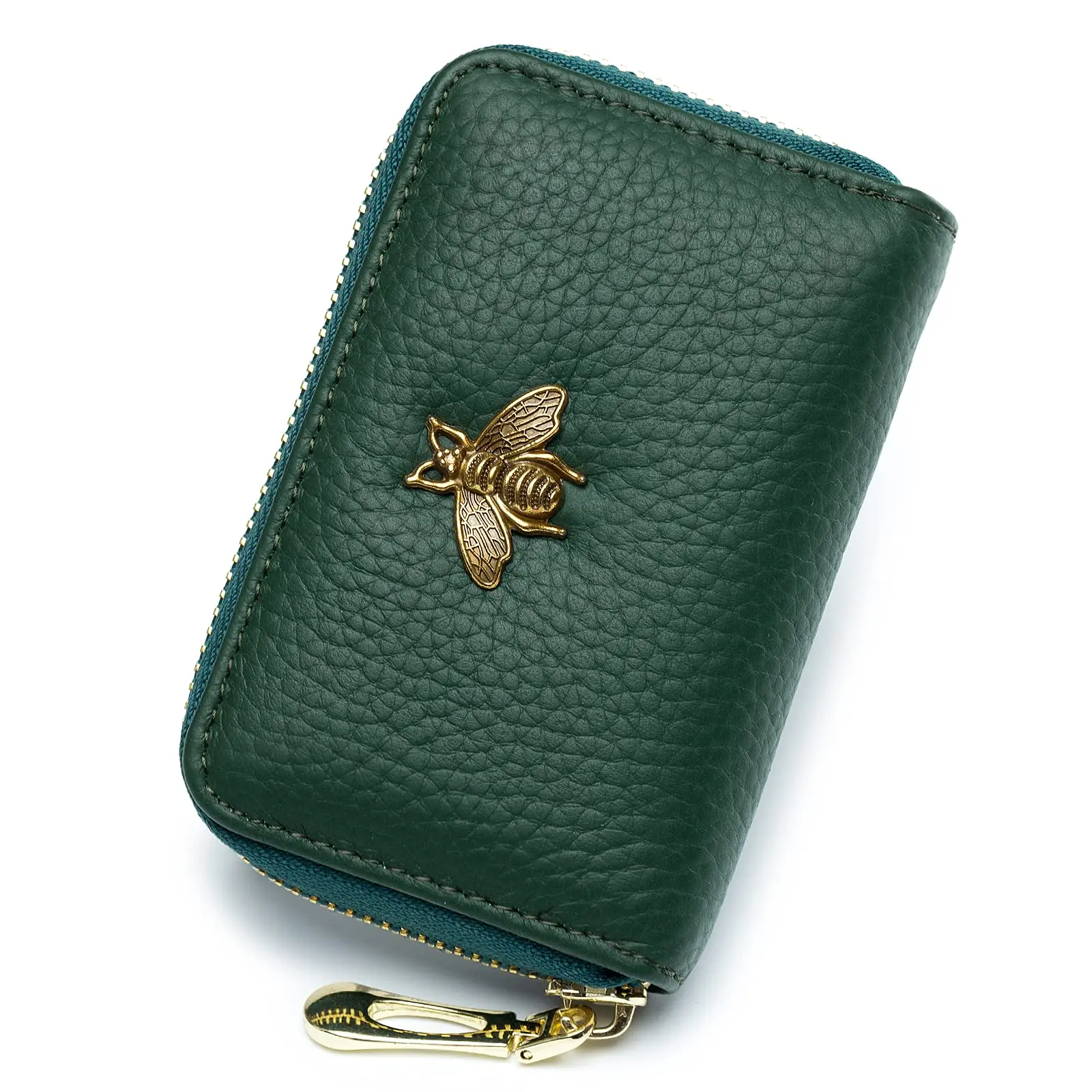 Multi-slots Bee Women Wallet RFID Credit Card Holder Small Leather Zipper Card Case Wallet for Women
Multi-slots Bee Women Wallet RFID Credit Card Holder Small Leather Zipper Card Case Wallet for Women