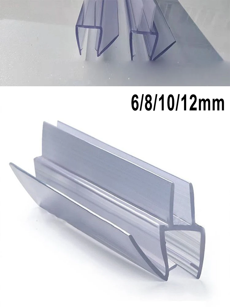 2Pcs 6/8/10/12mm Transparent Shower Seal Replacement Part Rubber Strip Bathroom Door Seal Portable Window Glass Fixture Parts
2Pcs 6/8/10/12mm Transparent Shower Seal Replacement Part Rubber Strip Bathroom Door Seal Portable Window Glass Fixture Parts