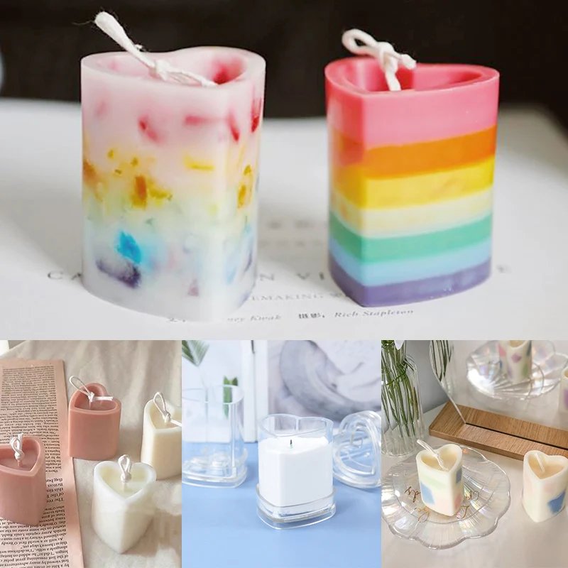 DIY Love Heart Candle Mould Transparent Plastic Aromatherapy Molds Handmade Wax Soap Candle Mold Cake Chocolate Making Supplies
DIY Love Heart Candle Mould Transparent Plastic Aromatherapy Molds Handmade Wax Soap Candle Mold Cake Chocolate Making Supplies