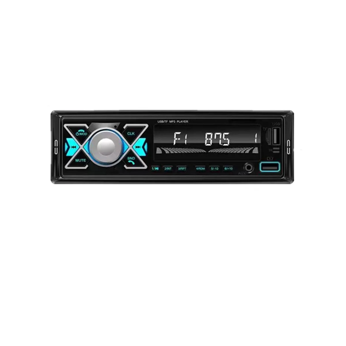 Новый 7-цветный автомобильный FM-радиоприемник, беспроводной MP3-плеер с Bluetooth 12 В, подключаемый U-диск, мультимедийный радиоприемник
Новый 7-цветный автомобильный FM-радиоприемник, беспроводной MP3-плеер с Bluetooth 12 В, подключаемый U-диск, мультимедийный радиоприемник
