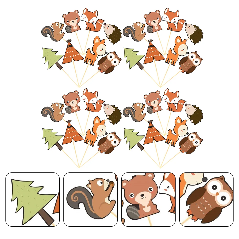 48pcs Practical Cake Insert Cards Cake Decor for Birthday 
48pcs Practical Cake Insert Cards Cake Decor for Birthday