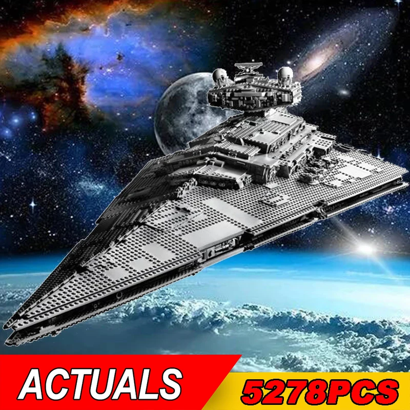 IN STOCK 5278Pcs Imperial Super Star Destroyer Star Plan Series Ship Building Blocks Set Kids Toys For Children Gift Bricks 7525
IN STOCK 5278Pcs Imperial Super Star Destroyer Star Plan Series Ship Building Blocks Set Kids Toys For Children Gift Bricks 7525
