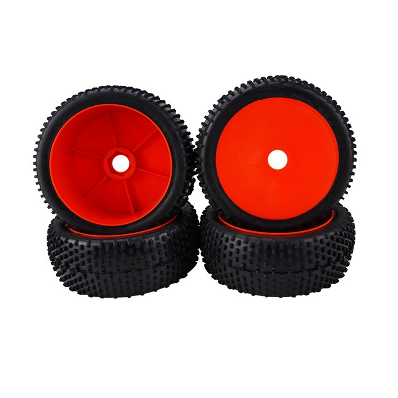 4Pcs 17Mm Hex 1/8 RC Off-Road Buggy Car Rubber Tires Front Rear Wheel Rim Tyre Accessories For Losi HPI Kyosho MP9
4Pcs 17Mm Hex 1/8 RC Off-Road Buggy Car Rubber Tires Front Rear Wheel Rim Tyre Accessories For Losi HPI Kyosho MP9
