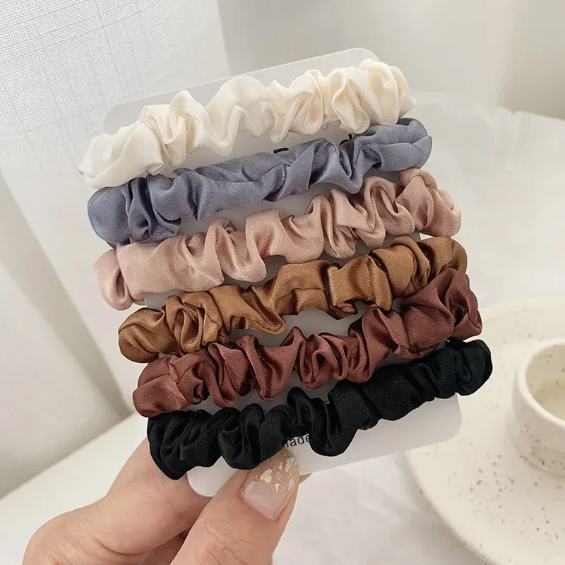 6pcs/set Solid Elastic Scrunchie Hair Ties Rubber Bands for Women Girls Sport Gym Hair Scrunchies Holder Hair Accessories Set
6pcs/set Solid Elastic Scrunchie Hair Ties Rubber Bands for Women Girls Sport Gym Hair Scrunchies Holder Hair Accessories Set