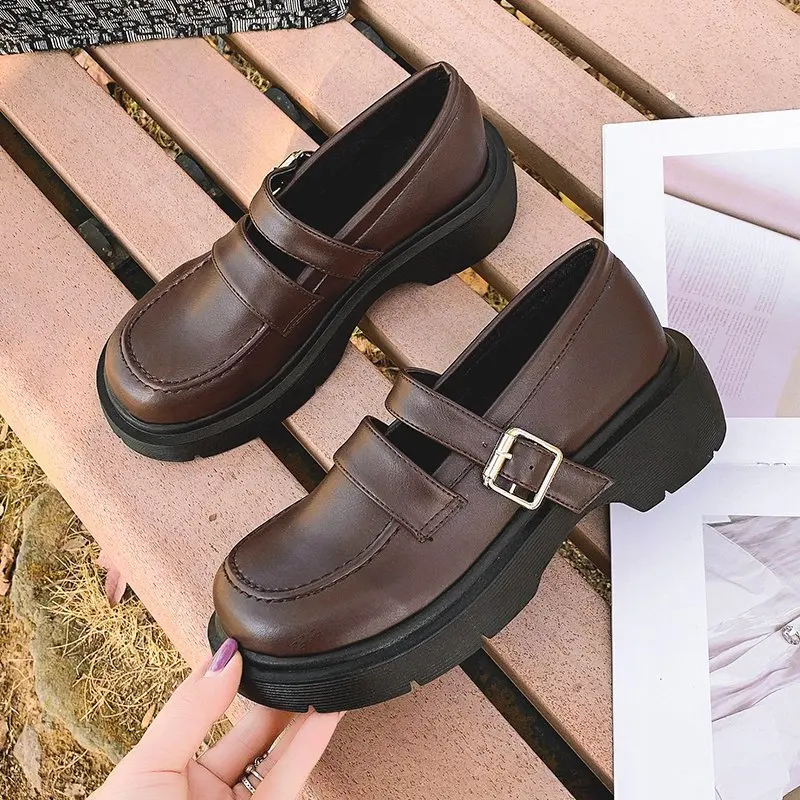 Mary Jane Shoes for Women 2022 spring Chunky Platform Ankle Strap Pumps Woman Thick Bottom Lolita Shoes cute Harajuku shoes
Mary Jane Shoes for Women 2022 spring Chunky Platform Ankle Strap Pumps Woman Thick Bottom Lolita Shoes cute Harajuku shoes