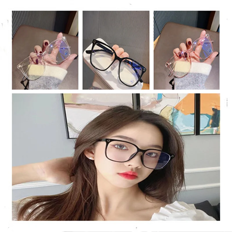 Vintage Big Frame Round Glasses Women Brand Transparent Eyeglasses Anti-blue Light Lens Clear Fashion Eyewear
Vintage Big Frame Round Glasses Women Brand Transparent Eyeglasses Anti-blue Light Lens Clear Fashion Eyewear