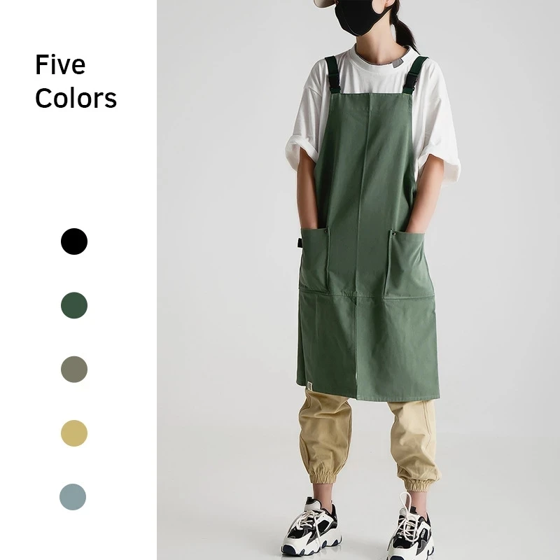 Japanese restaurant canvas bib waterproof coverall overalls apron cotton kitchen cleaning use
Japanese restaurant canvas bib waterproof coverall overalls apron cotton kitchen cleaning use