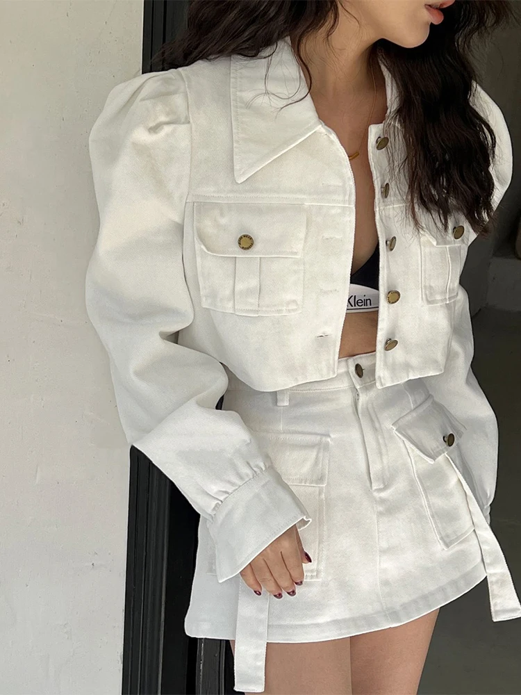 2023 New Spring Autumn Women's Short Lapel Jacket Set+High Waist Mini Bust Skirt Female Casual Fashion Two-piece Set
2023 New Spring Autumn Women's Short Lapel Jacket Set+High Waist Mini Bust Skirt Female Casual Fashion Two-piece Set