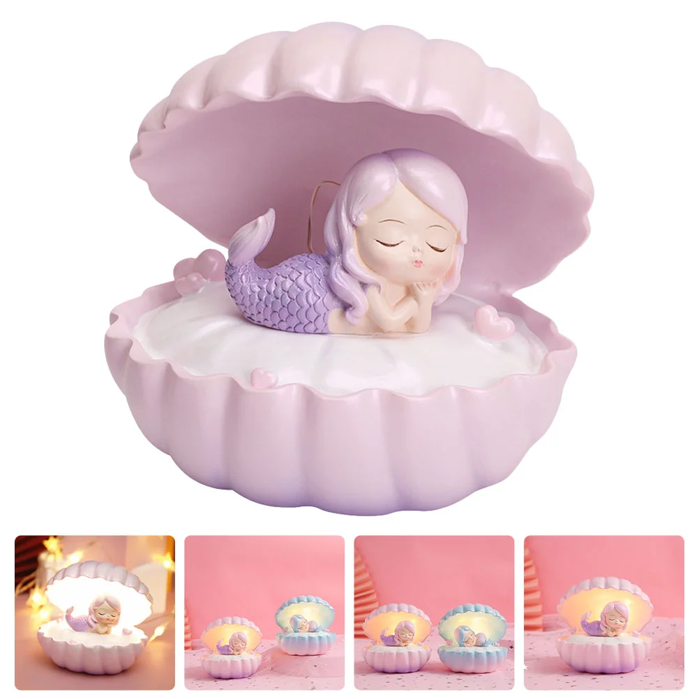Mermaid Star Light Decorative Night Light Adornment Creative Desktop Small Lamp Shell
Mermaid Star Light Decorative Night Light Adornment Creative Desktop Small Lamp Shell