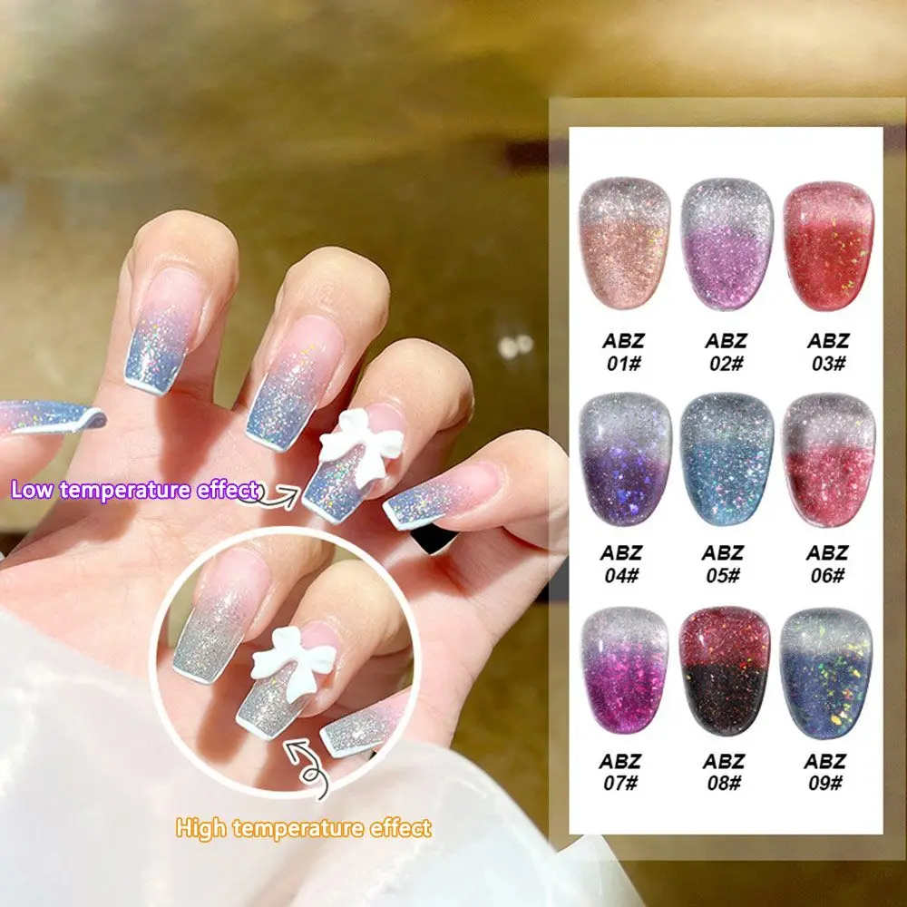 Temperature Color Changing Gradient Varnish Lacquer Nail Polish Gel Nail Art Gel Broken Diamond Gel Phototherapy Glue
Temperature Color Changing Gradient Varnish Lacquer Nail Polish Gel Nail Art Gel Broken Diamond Gel Phototherapy Glue