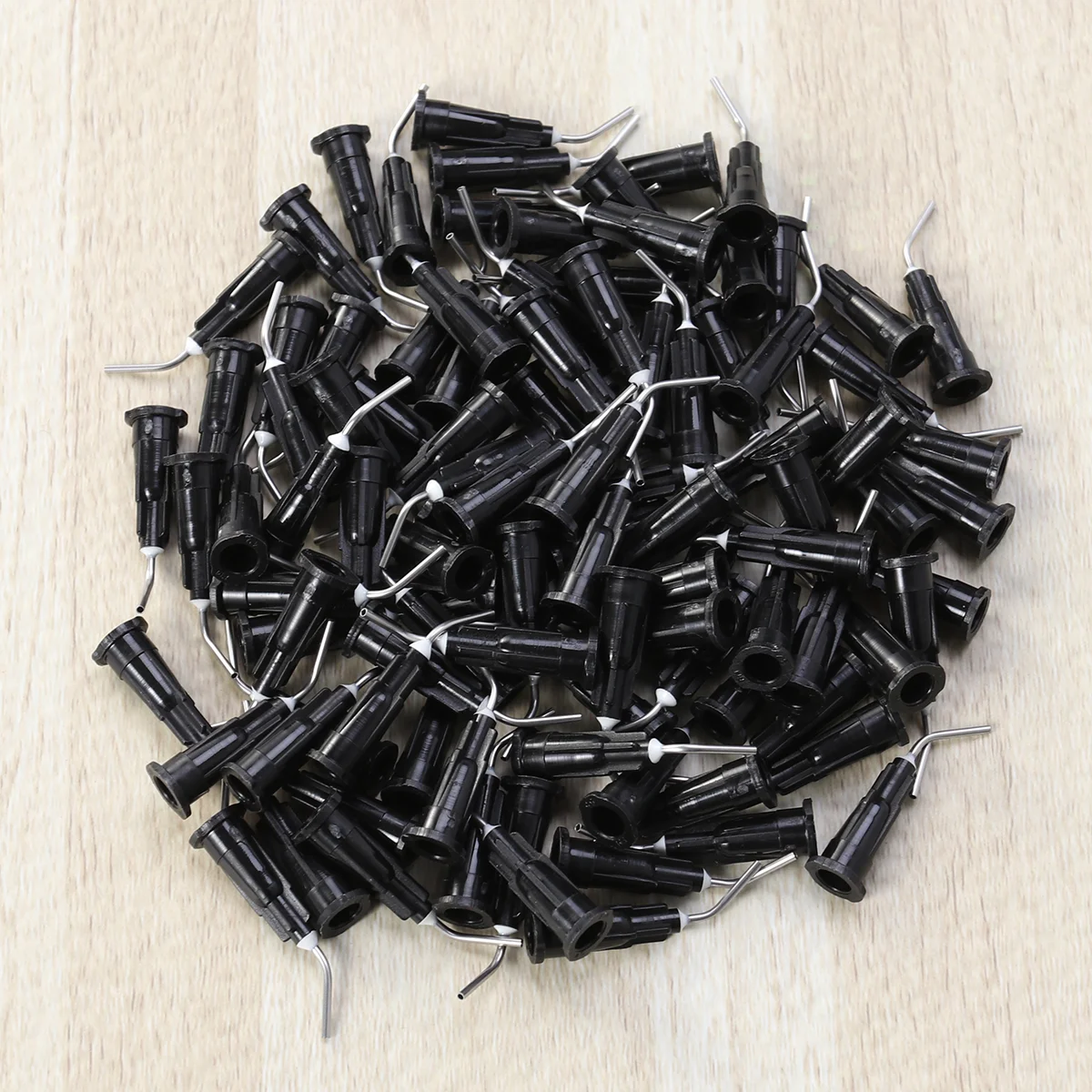 100PCS Resin Dental Bent Needles Tip Disposable Dental Composite Needles Dental Cleaning Tool (18G 12MM Black)
100PCS Resin Dental Bent Needles Tip Disposable Dental Composite Needles Dental Cleaning Tool (18G 12MM Black)