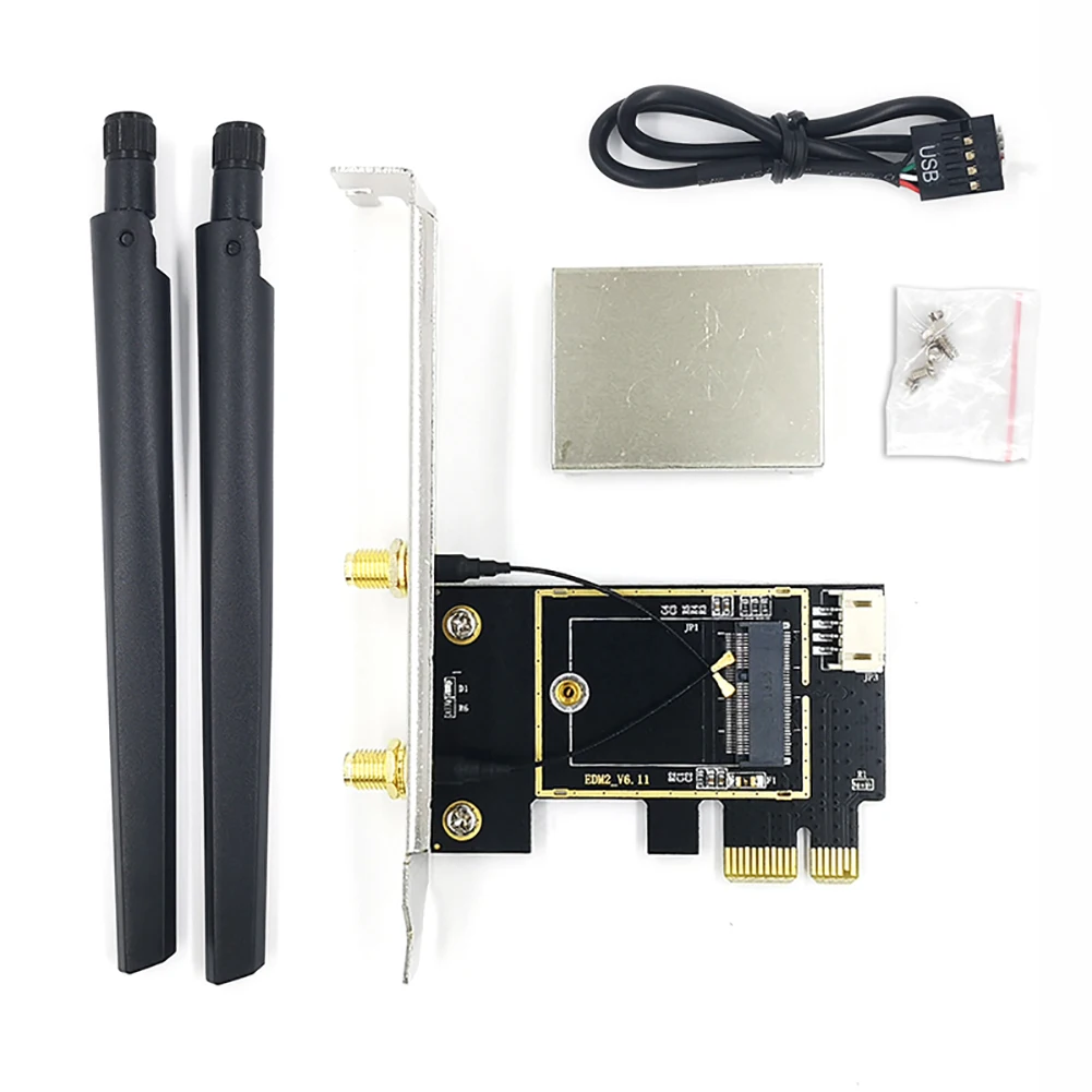 PCIE Wi-Fi адаптер для карты Bluetoot двухдиапазонный беспроводной сетевой Ретранслятор