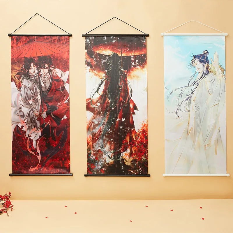 Anime Heaven Official's Blessing Decorative Hanging Scroll Hang Picture Painting Printing Tian Guan Ci Fu Poster Toy Gift 
Anime Heaven Official's Blessing Decorative Hanging Scroll Hang Picture Painting Printing Tian Guan Ci Fu Poster Toy Gift