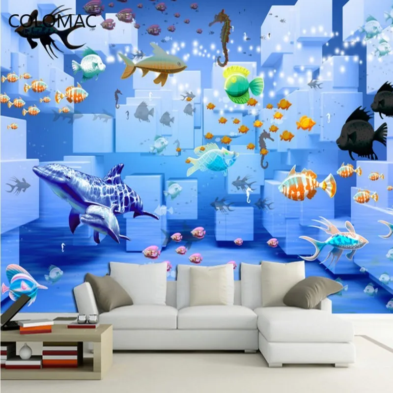 Colomac Custom 3D Photo Wallpaper Underwater World Underwater Fish Background Lobby Bedroom Mural Dropshipping
Colomac Custom 3D Photo Wallpaper Underwater World Underwater Fish Background Lobby Bedroom Mural Dropshipping