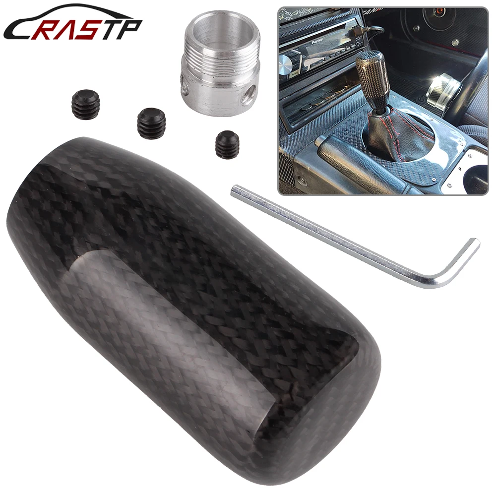 RASTP-New Racing Carbon Fiber Car Modification Gear Shift Knob Manual Transmission With Gear Knob Limiter Adapter RS-SFN113
RASTP-New Racing Carbon Fiber Car Modification Gear Shift Knob Manual Transmission With Gear Knob Limiter Adapter RS-SFN113