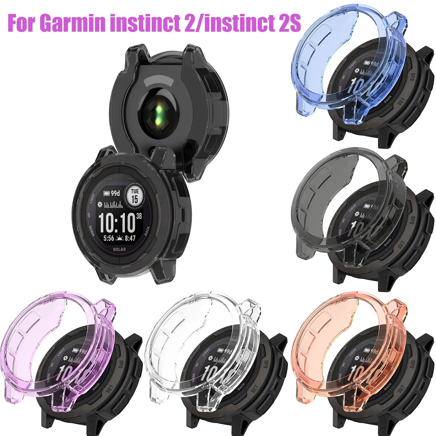 New Smart Watch Protector Protective Case Cover TPU Replacement Clear For Garmin instinct 2 instinct 2S
New Smart Watch Protector Protective Case Cover TPU Replacement Clear For Garmin instinct 2 instinct 2S